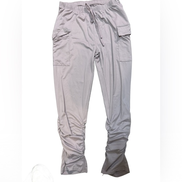 LllZICH LIGHT PURPLE LOUNGE CROP TOP & PANTS SET - Picture 2 of 13